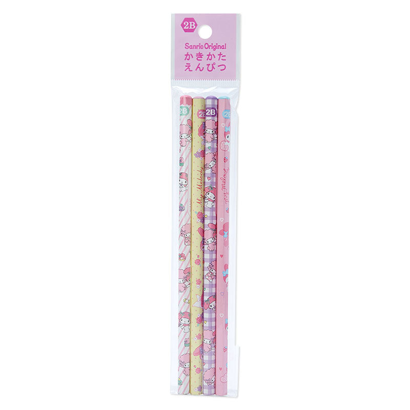 4PCS PENCIL SET: 2B