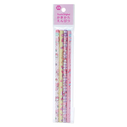 4PCS PENCIL SET: 2B