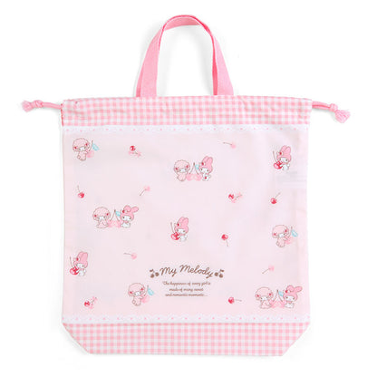 D-STRING TOTE BAG: CHERRY