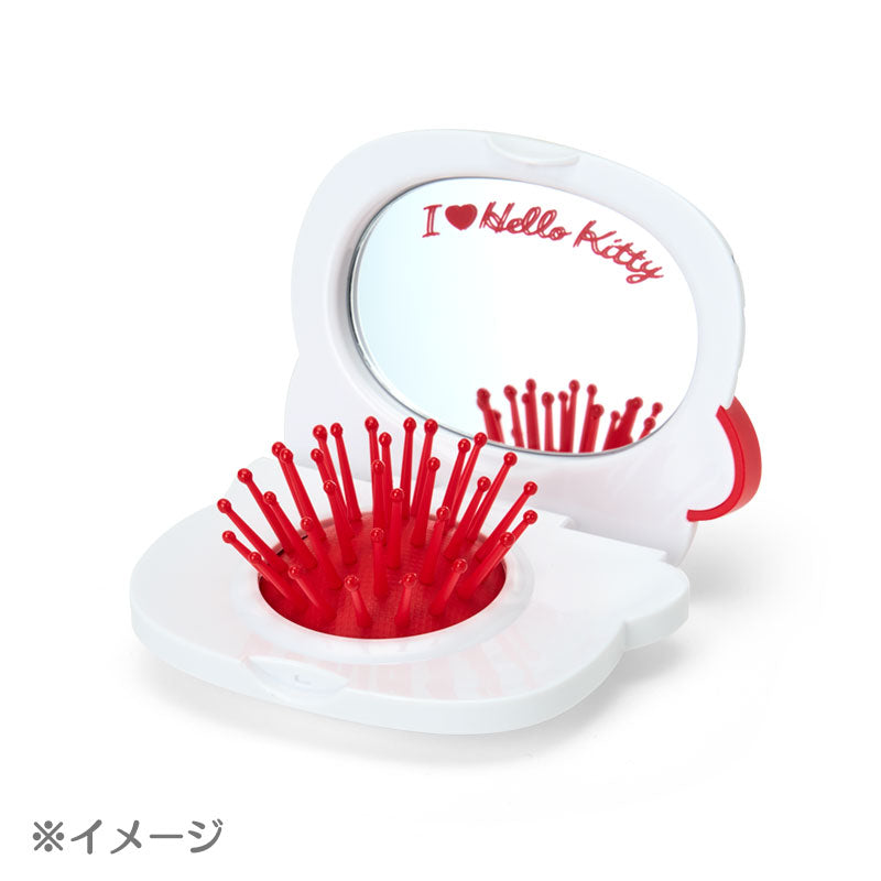 HAIR BRUSH W/MIRROR（I Love Hello Kitty）