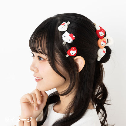 MINI HAIR CLIP SET: FACE
