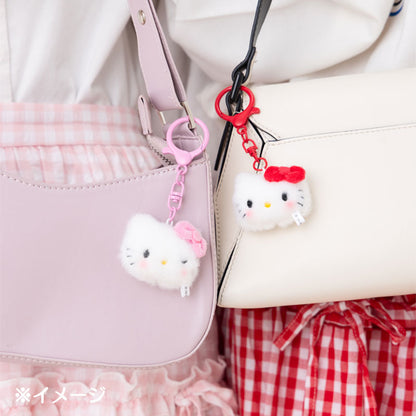 PAIR FLUFFY KEY RING: SMILE