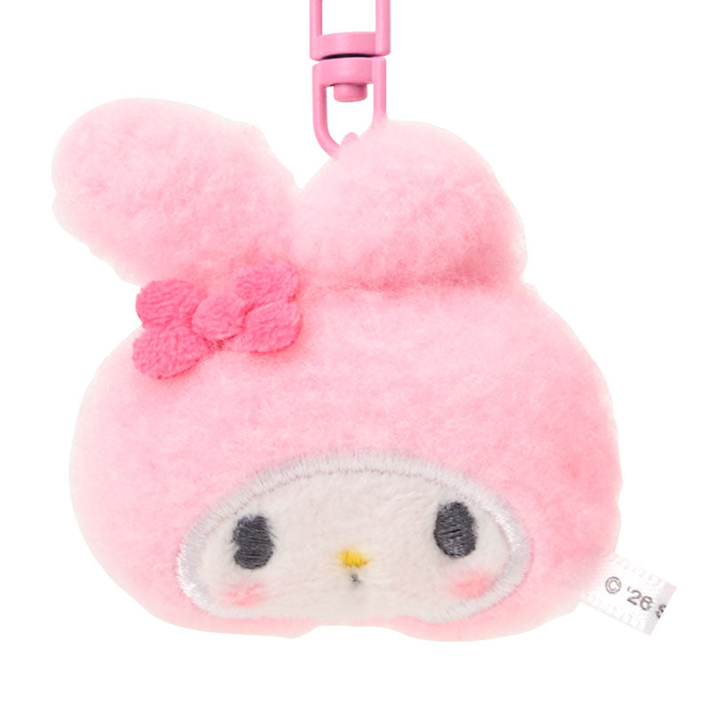 PAIR FLUFFY KEY RING: SMILE
